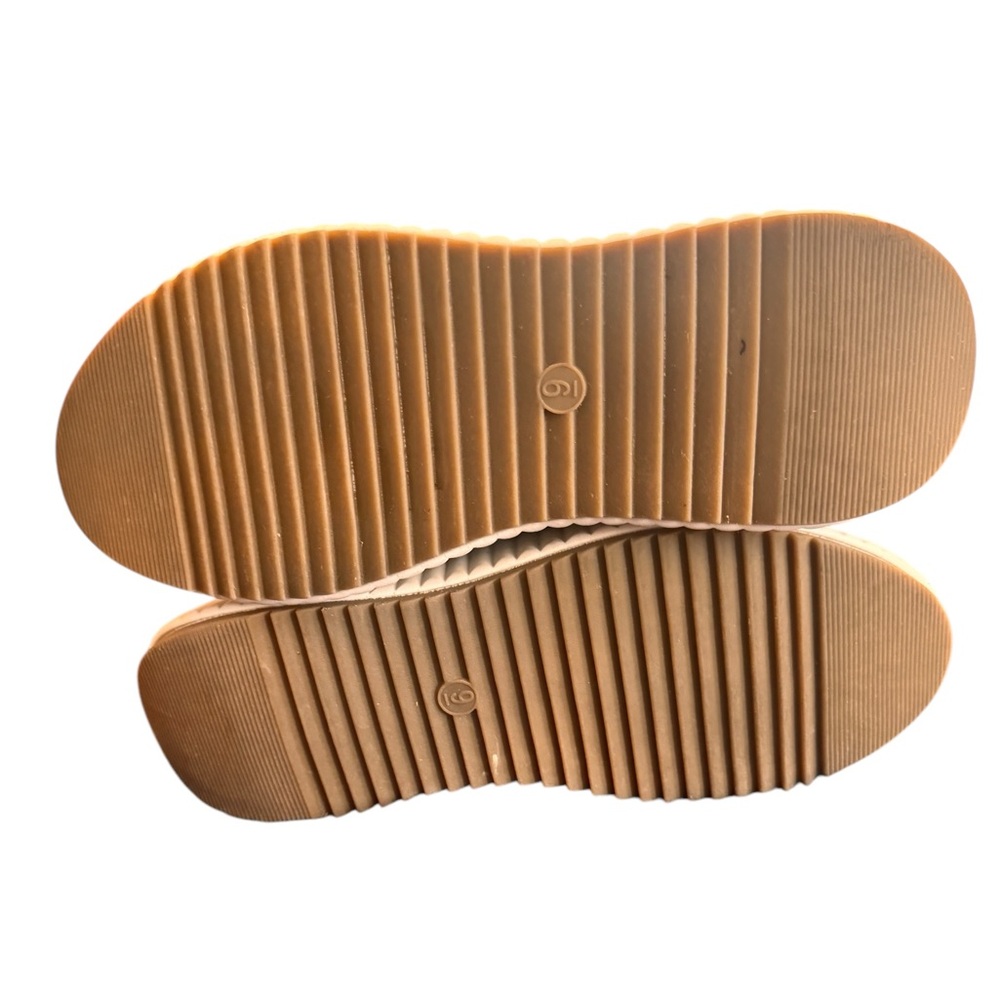 Universal Thread Woven Platform Sneakers Blue Cre… - image 8